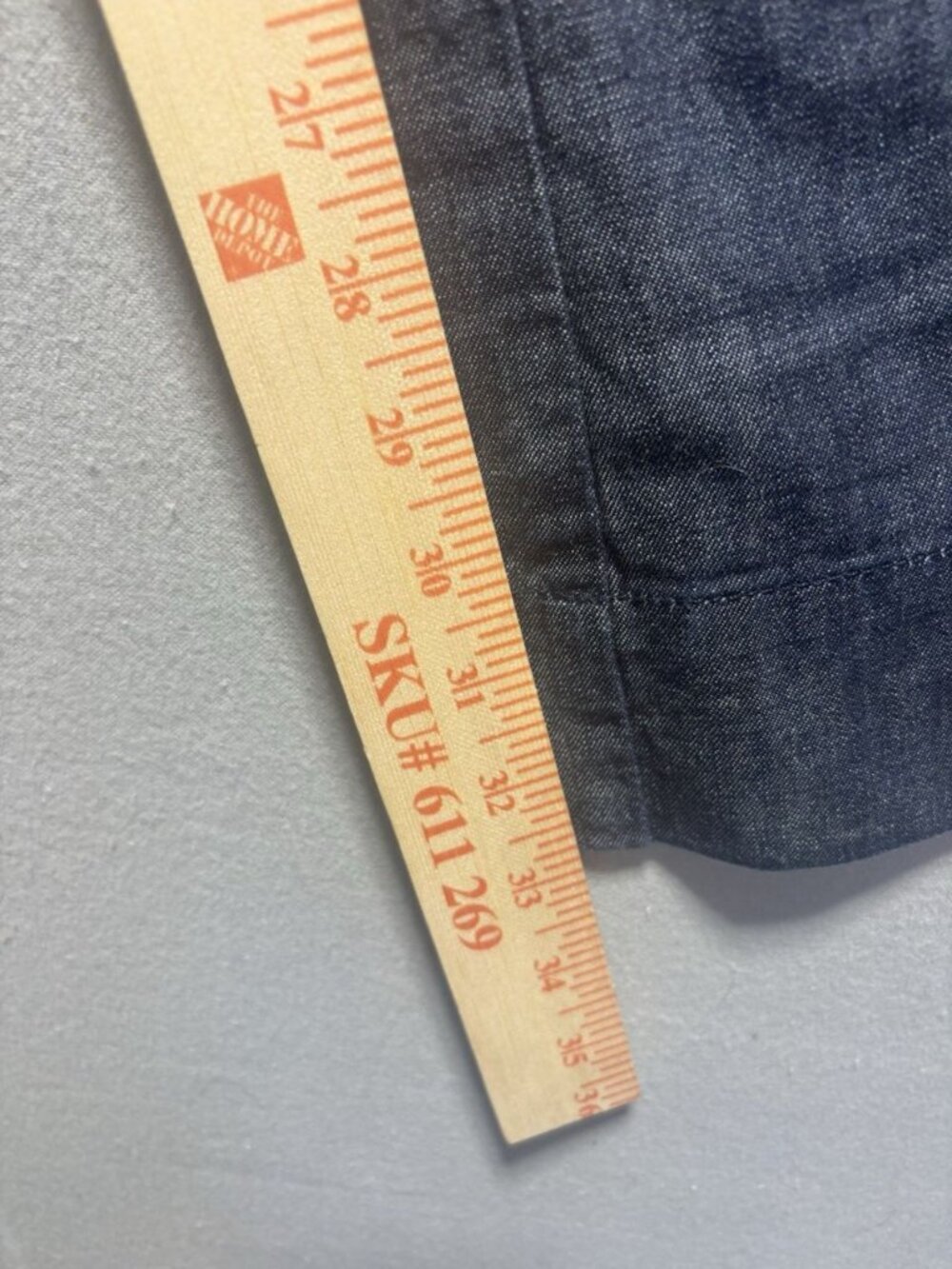 Lucky Brand Dungarees Womens 8/29 Wide Leg Trouser Jeans Dark Wash Made USA - Picture 11 of 12